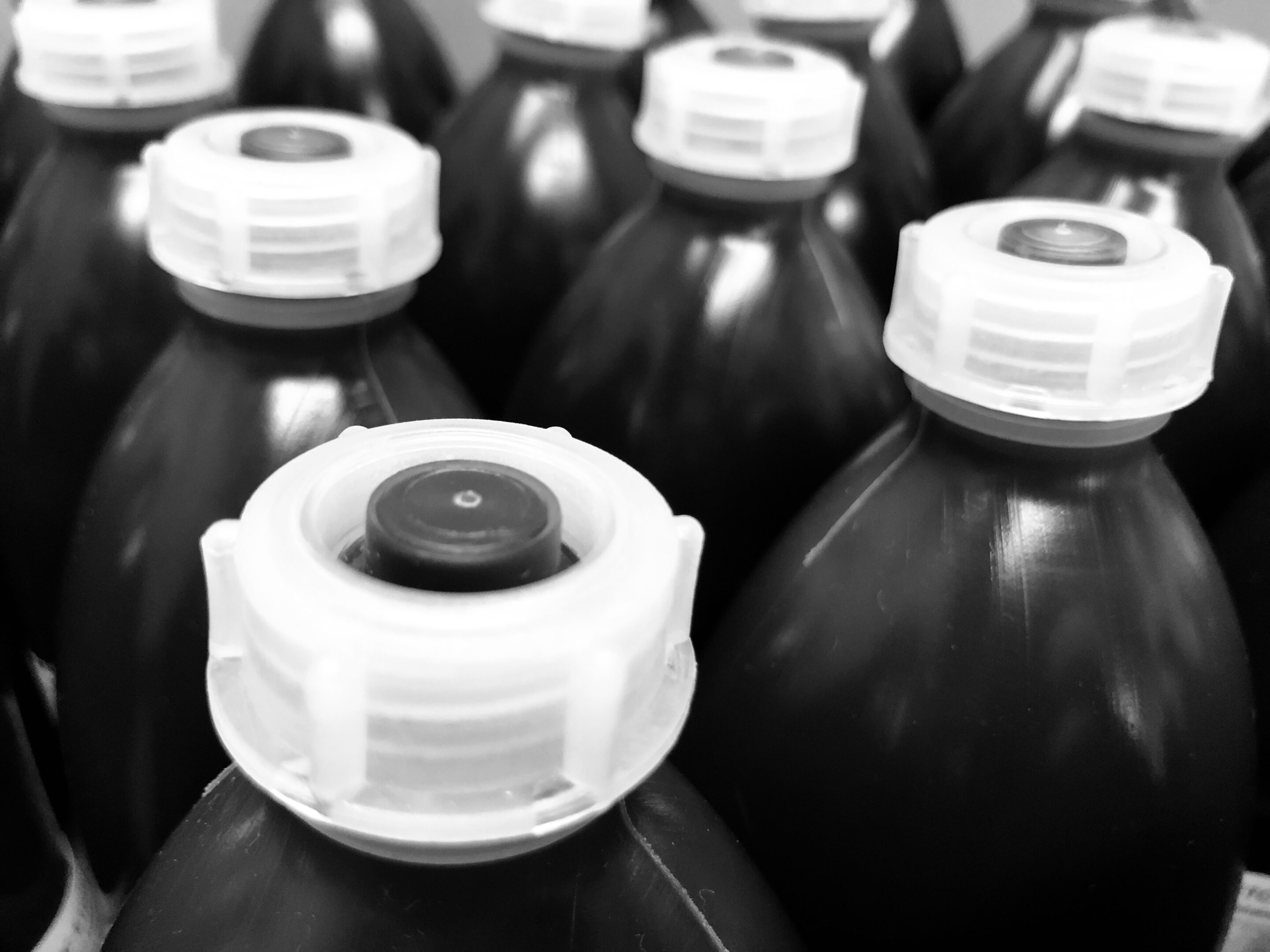 bottles fluoroplastic Etch