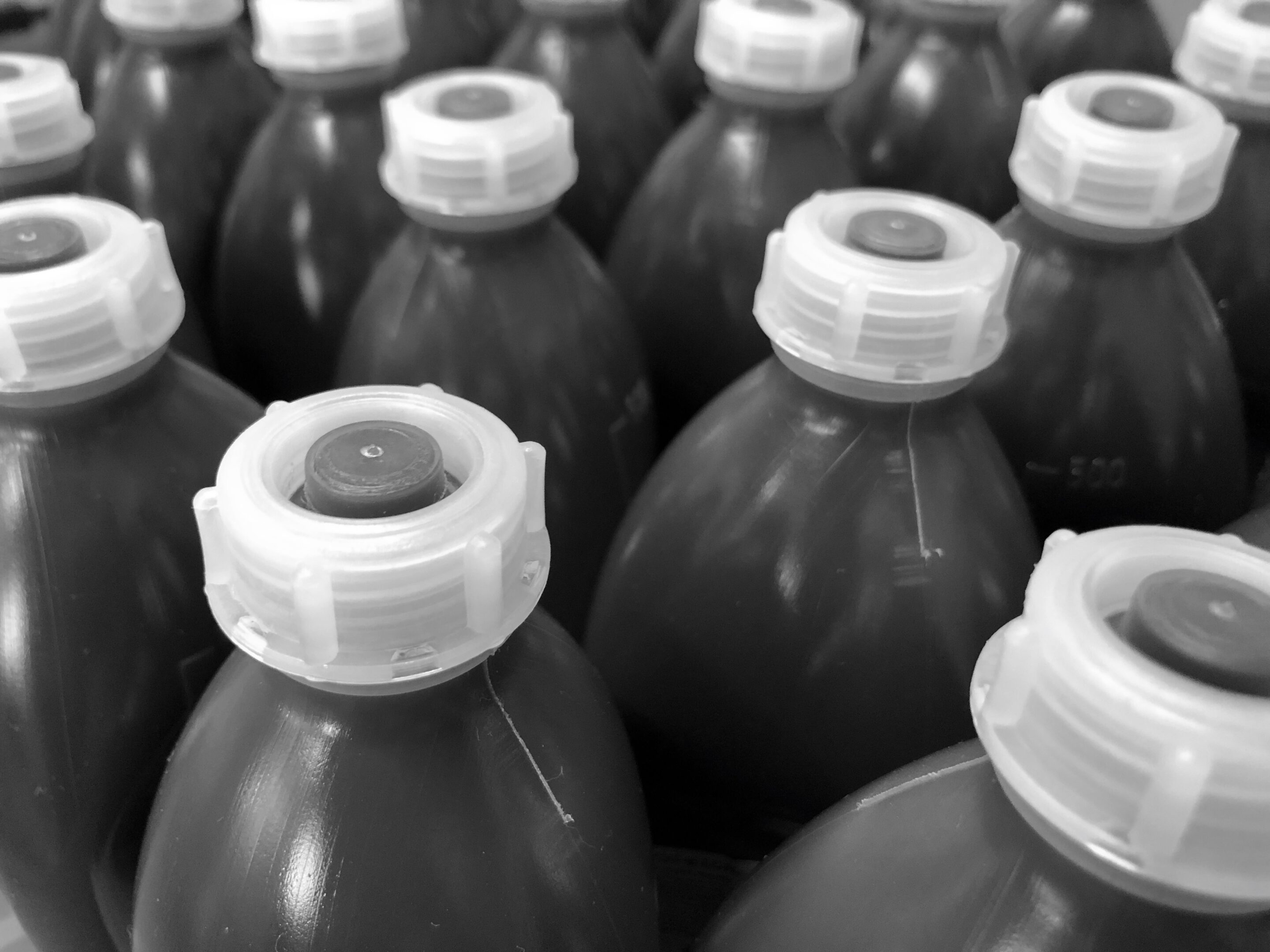 bottles fluoroplastic Etch